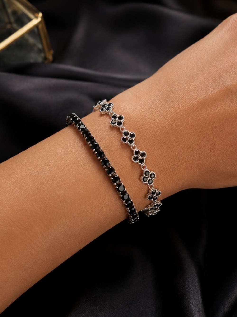 Black Beauty Bracelet Duo-New - Picture 5 of 5